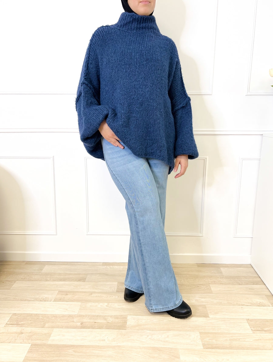 Jeans wide leg - Bleu clair