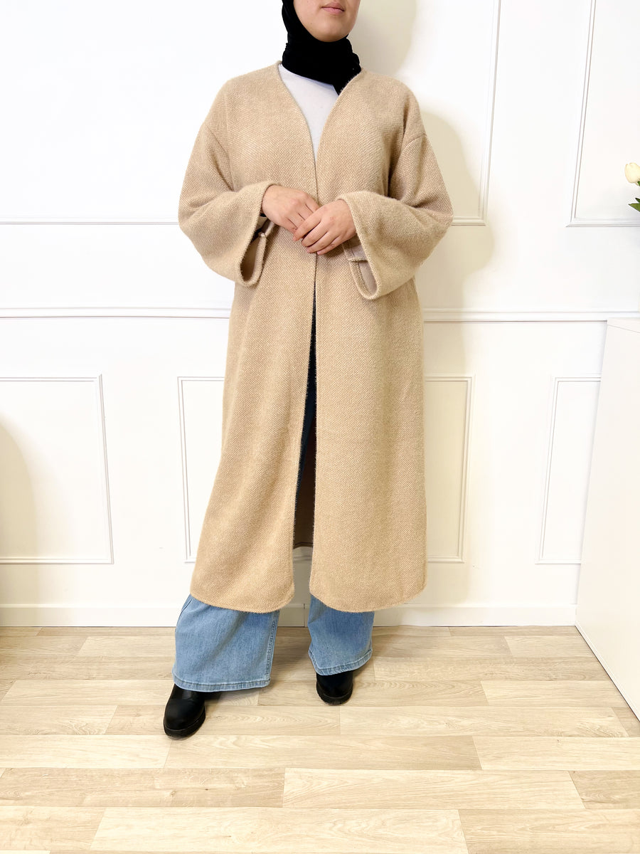 Manteau kimono Snow - Beige