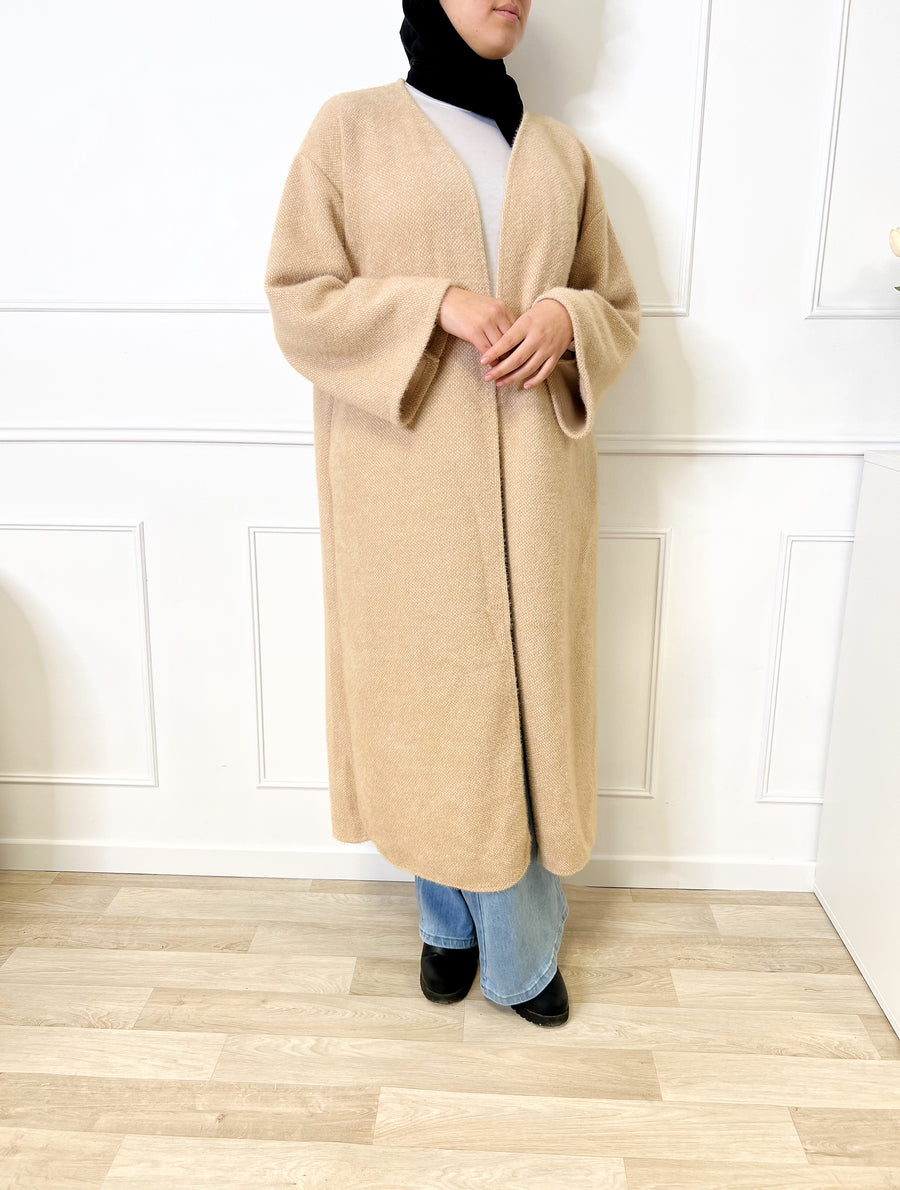 Manteau kimono Snow - Beige