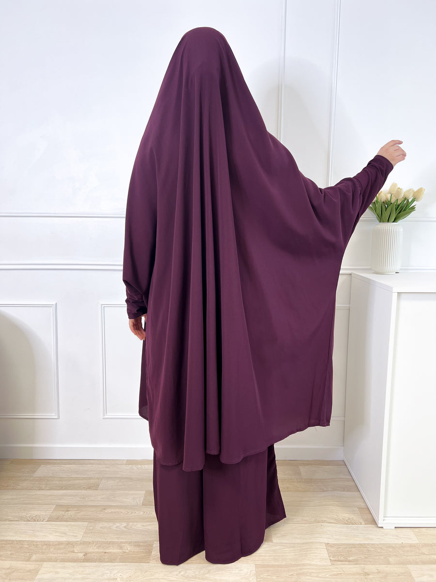 Jilbeb microfibre - Aubergine