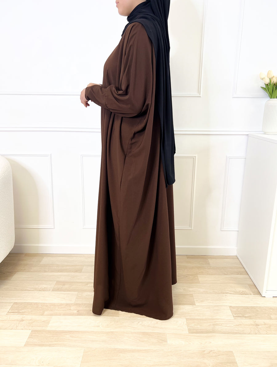 Abaya Microfibre - marron