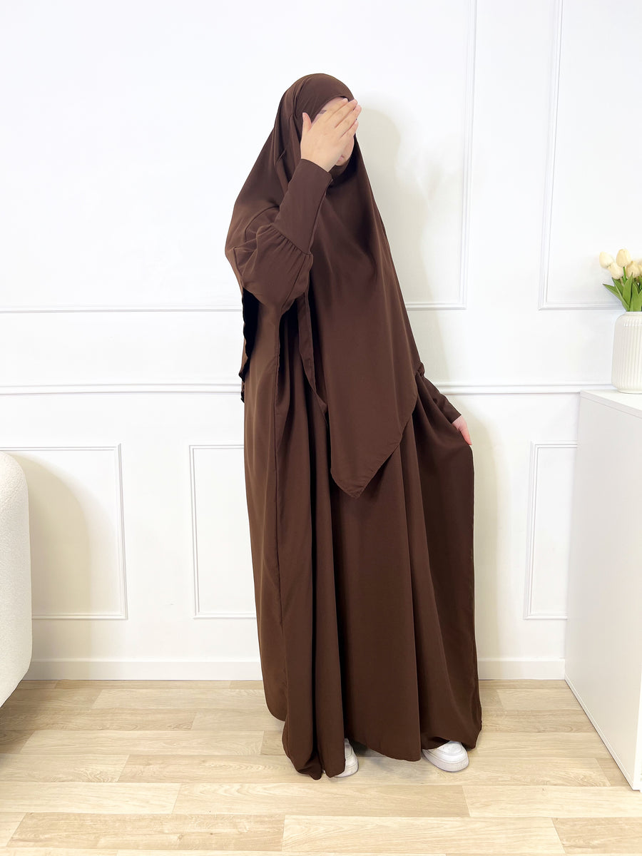 Khimar Microfibre - Marron