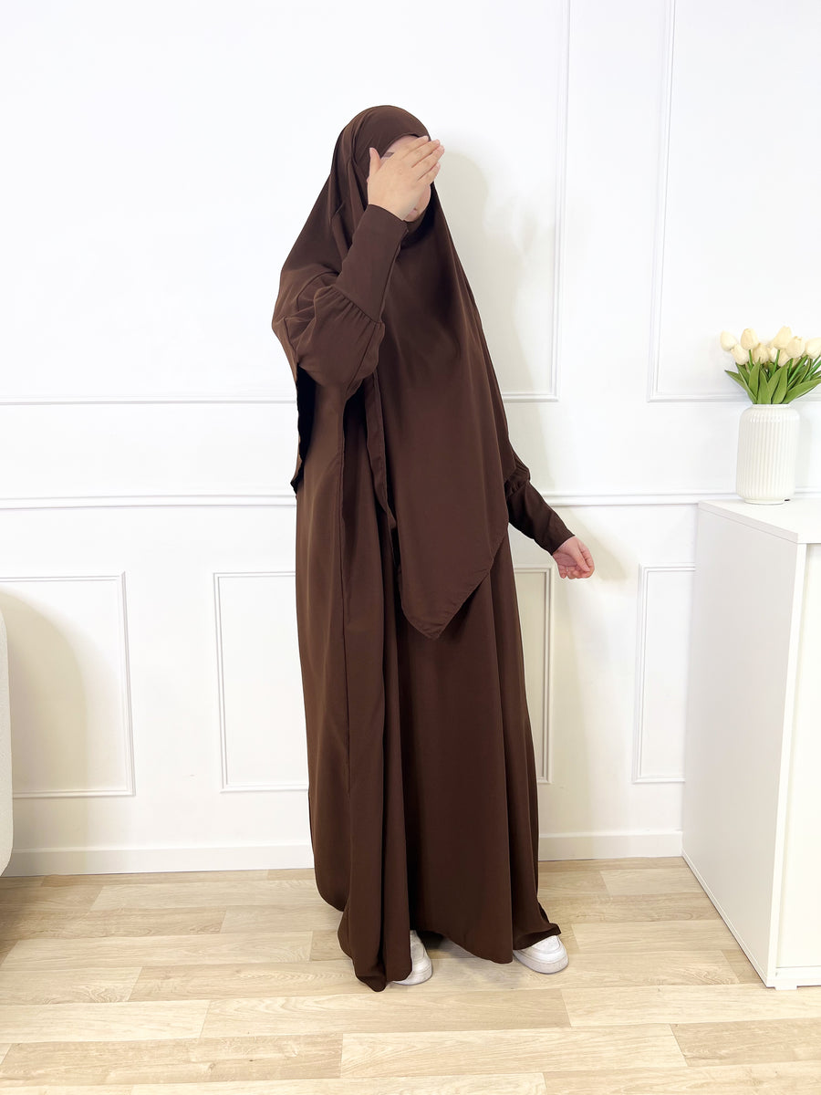 Khimar Microfibre - Marron