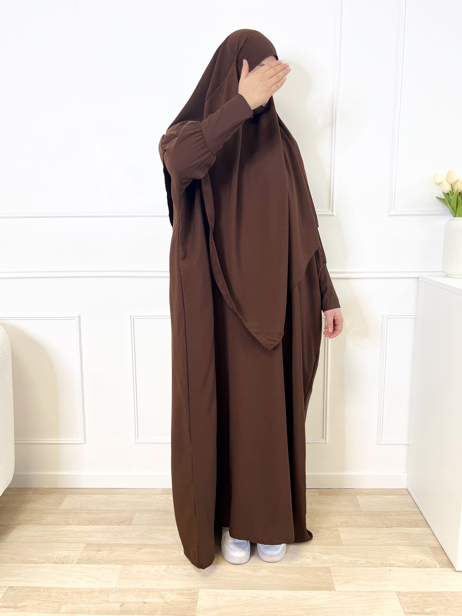 Khimar Microfibre - Marron