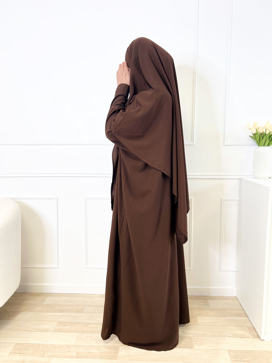 Khimar Microfibre - Marron