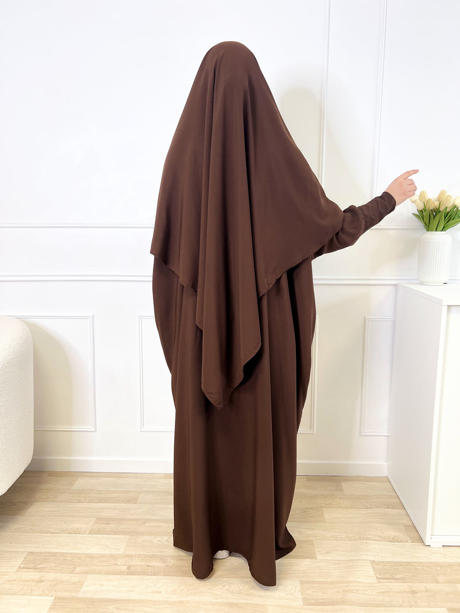 Khimar Microfibre - Marron