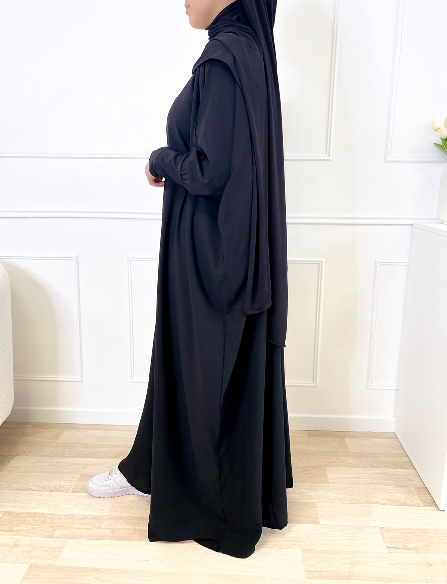 Abaya Microfibre - Noire