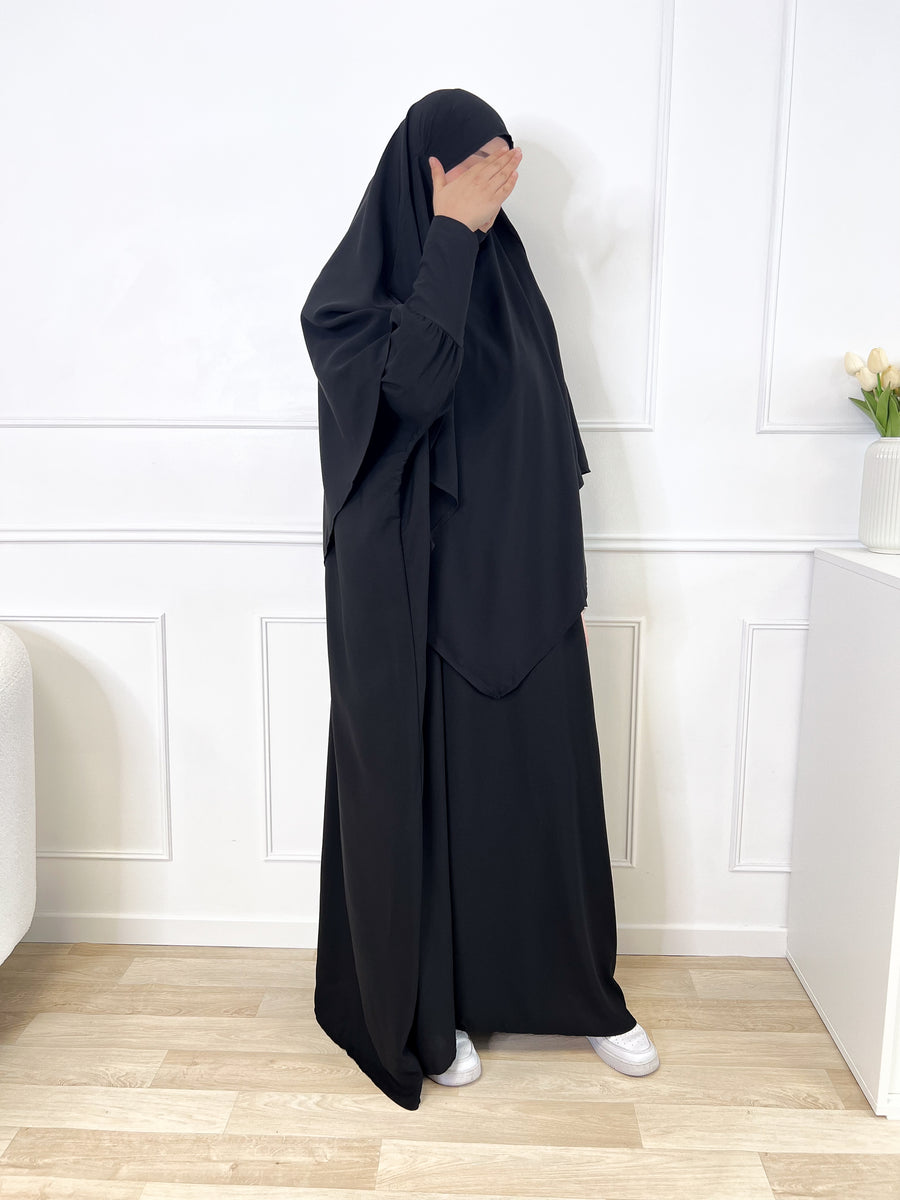 Khimar Microfibre - Noir