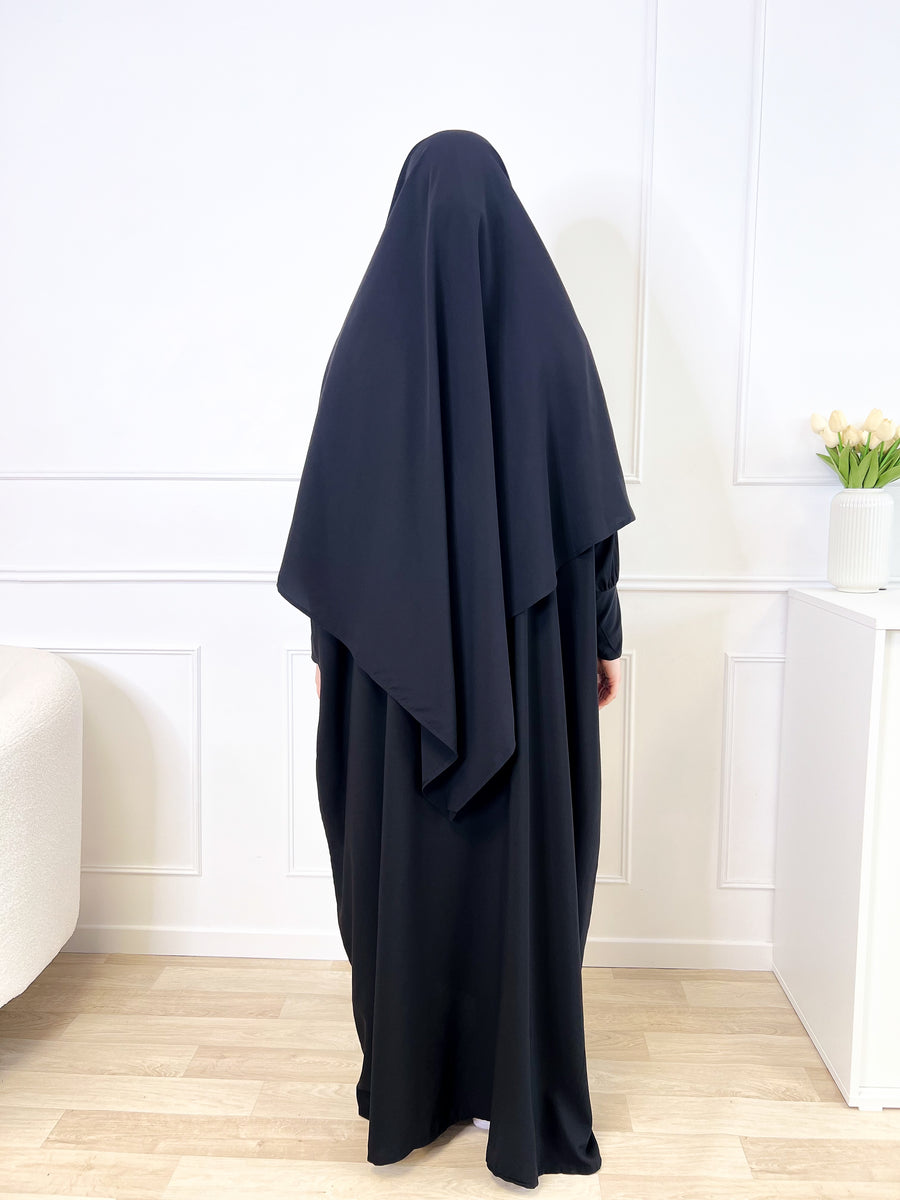 Khimar Microfibre - Noir