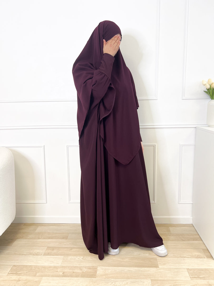 Khimar Microfibre - Aubergine