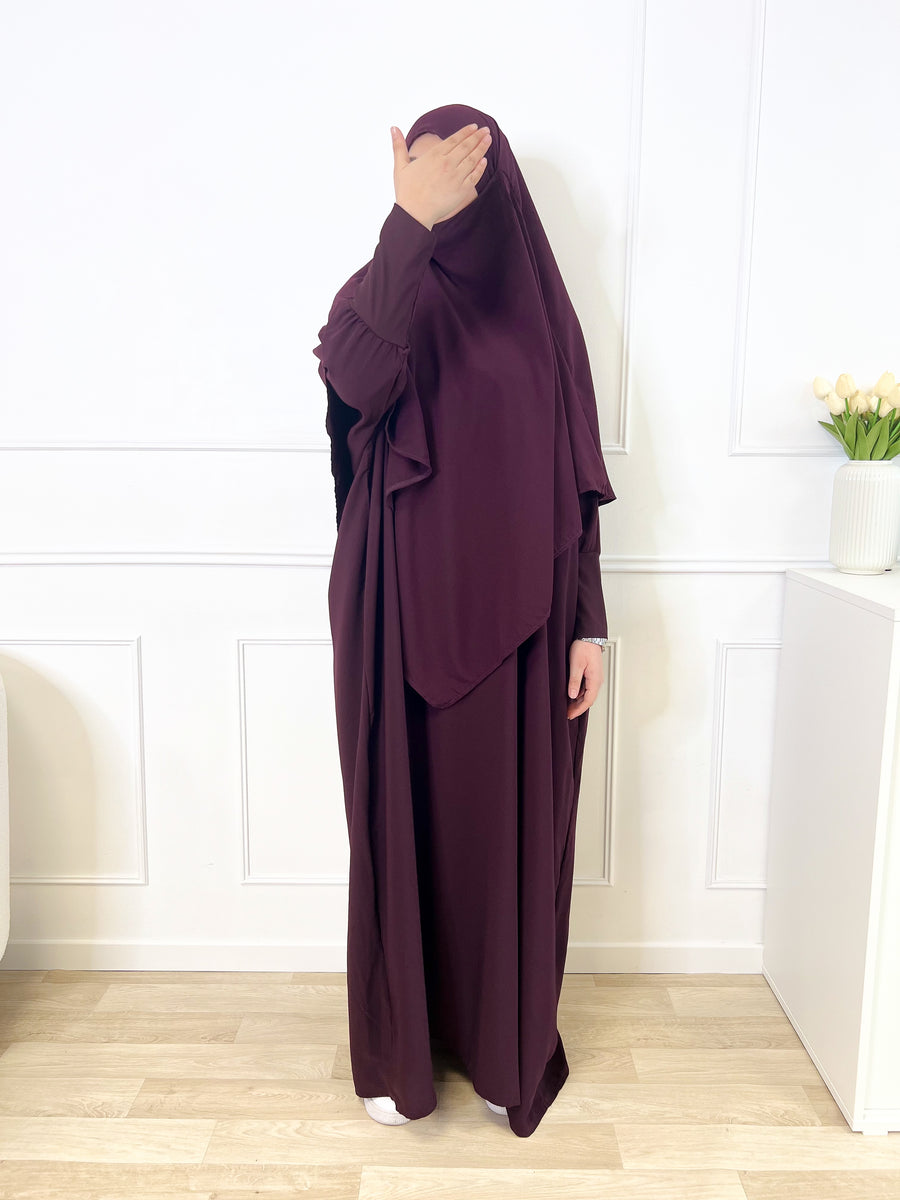 Khimar Microfibre - Aubergine