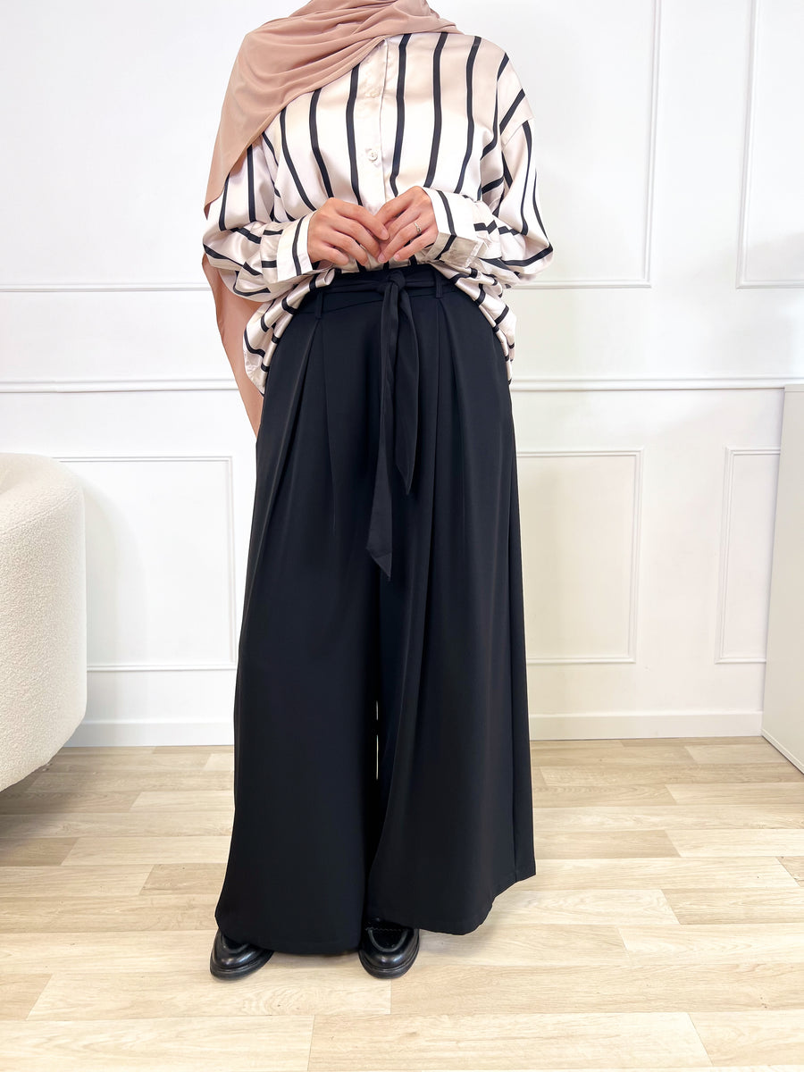 Pantalon palazzo noir