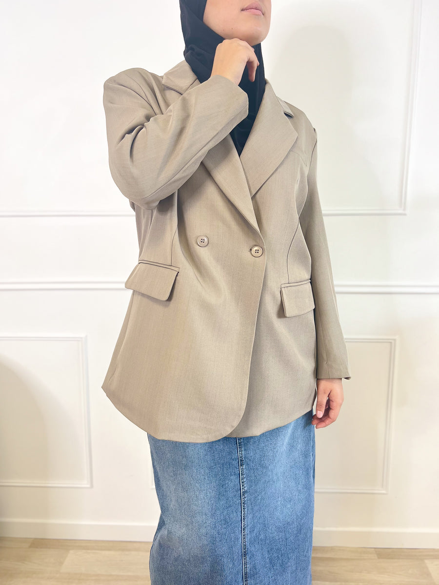 Blazer oversize - Taupe