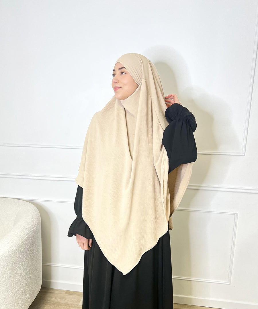 Khimar en jazz - Beige