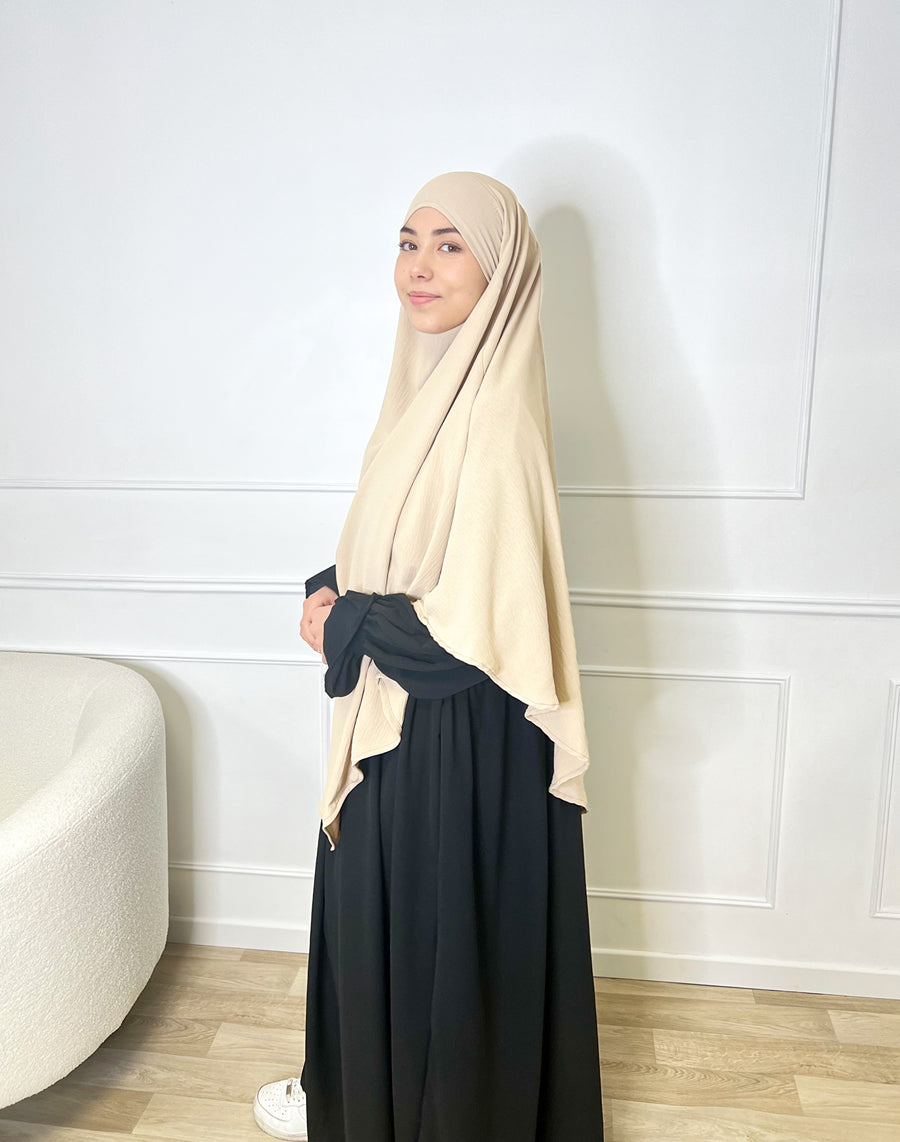 Khimar en jazz - Beige