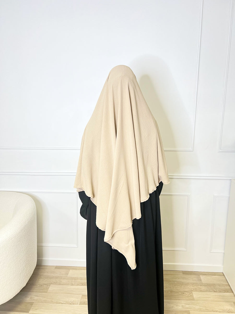 Khimar en jazz - Beige